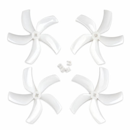 Gemfan D90 90mm 3.5″ 5-Blade Ducted Cinewhoop Propeller (Set of 4) – Milky White