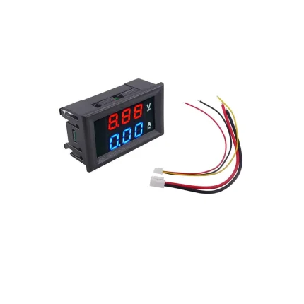 DC 100V LED Digital Voltmeter Ammeter Voltage Current Panel Meter 10A/50A/100A High Accuracy